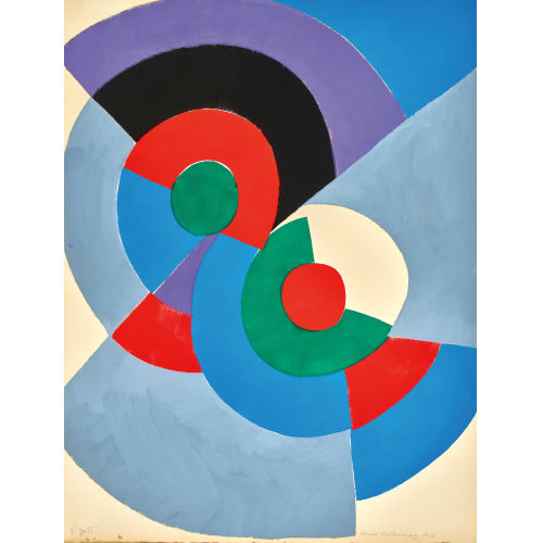 SONIA DELAUNAY : 'Po�sie de mots, po�sie de couleurs' (DOBIASCHOFSKY AUKTIONEN AG)