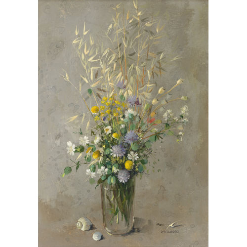 REN�E YOLANDA HAUSER : Sommerlicher Wiesenblumenstrauss (DOBIASCHOFSKY AUKTIONEN AG)