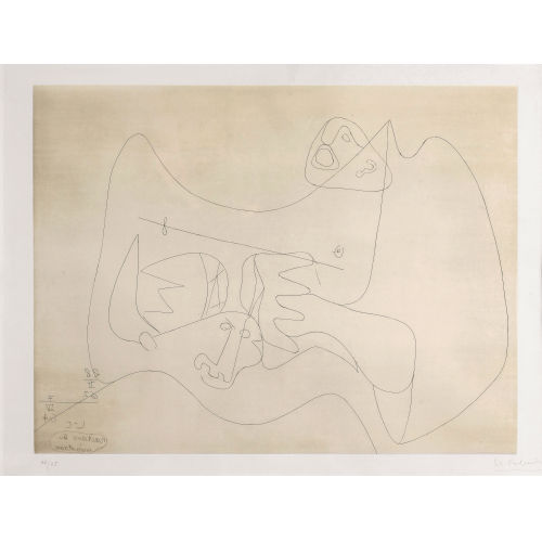 CHARLES-�DOUARD) LE CORBUSIER (EIGTL. JEANNERET : 'Naissance du minotaure' (DOBIASCHOFSKY AUKTIONEN AG)