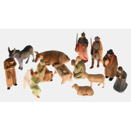 BRIENZER SCHNITZEREI : Krippenfiguren, 20. Jh. (Huggler) (DOBIASCHOFSKY AUKTIONEN AG)