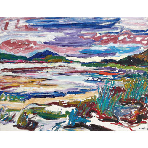 MARTIN PETER FL�CK : Norwegische Seelandschaft (DOBIASCHOFSKY AUKTIONEN AG)