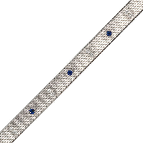 SAPHIR-BRILLANT-BRACELET : (DOBIASCHOFSKY AUKTIONEN AG)