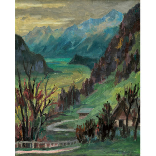 ARNOLD BR�GGER : Blick auf den Brienzersee (DOBIASCHOFSKY AUKTIONEN AG)