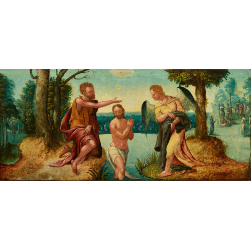 17. JH. FLMISCH : Die Taufe Christi (DOBIASCHOFSKY AUKTIONEN AG)