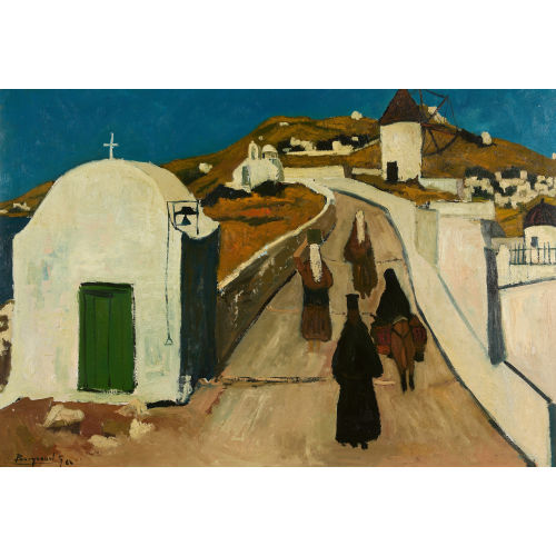 GEORGES BORGEAUD : 'Hydra (Gr�ce)' (DOBIASCHOFSKY AUKTIONEN AG)