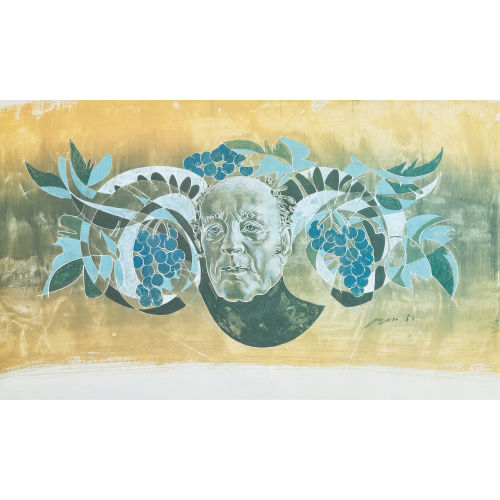 HANS ERNI : Bacchus (f�r Weinetikett von Ch�teau Mouton Rothschild) (DOBIASCHOFSKY AUKTIONEN AG)