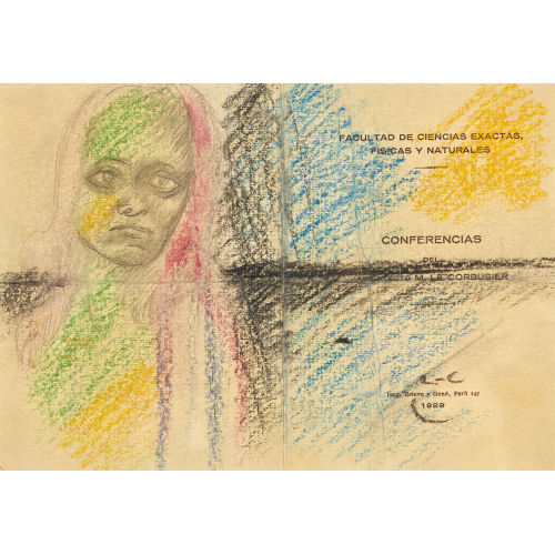 CHARLES-�DOUARD) LE CORBUSIER (EIGTL. JEANNERET : Kopfstudie (DOBIASCHOFSKY AUKTIONEN AG)