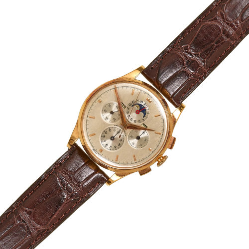 UNIVERSAL : Herrenarmbanduhr 'Tri-Compax' (DOBIASCHOFSKY AUKTIONEN AG)