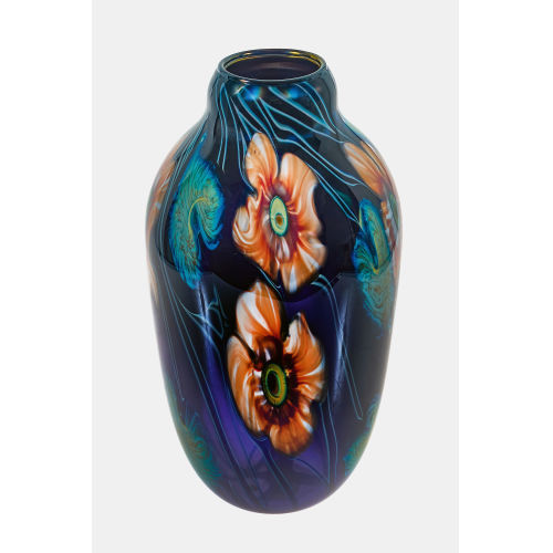 CHARLES LOTTON : Vase 'Multi Flora', Vereinigte Staaten, 1983 (DOBIASCHOFSKY AUKTIONEN AG)