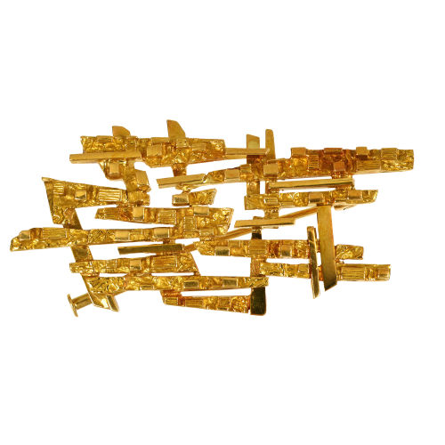 GOLD-BROSCHE : (DOBIASCHOFSKY AUKTIONEN AG)