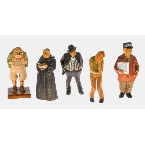 BRIENZER SCHNITZEREI : Konvolut Figuren, 20. Jh. (Huggler) (DOBIASCHOFSKY AUKTIONEN AG)