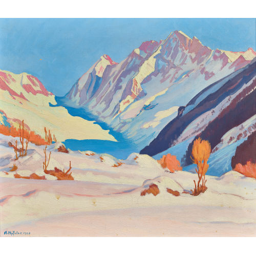 ALBERT NYFELER : 'L�tschenl�cke' (DOBIASCHOFSKY AUKTIONEN AG)