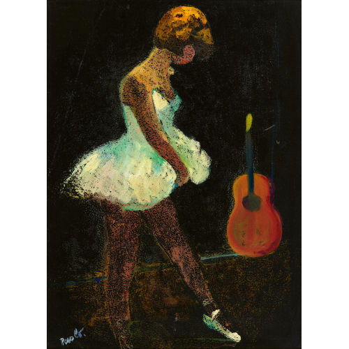 PAUL JAKOB) PAOLO (EIGTL. M�LLER : 'Balleteuse et la guitarre' (DOBIASCHOFSKY AUKTIONEN AG)