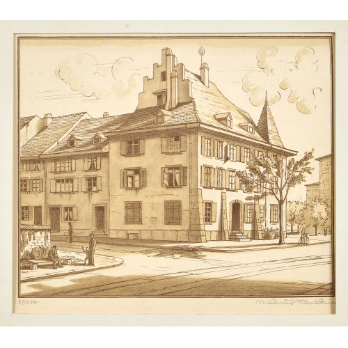 NIKLAUS STOECKLIN : 'Burghof' (DOBIASCHOFSKY AUKTIONEN AG)