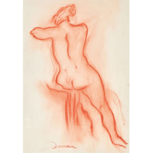 ANDR� DERAIN : Femme assise (DOBIASCHOFSKY AUKTIONEN AG)