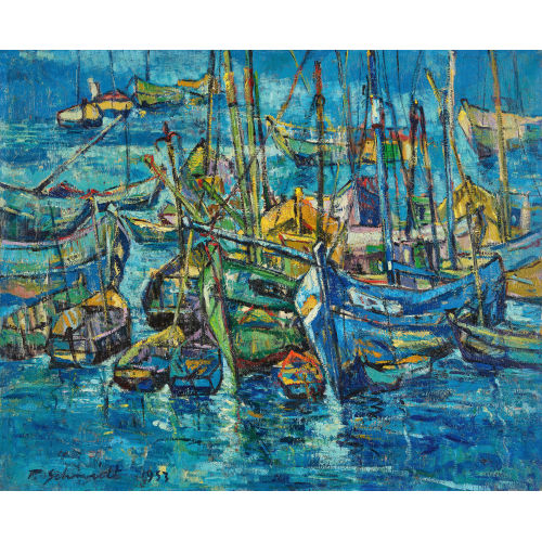 PAUL SCHMIDT : 'Port de Concarneau' (DOBIASCHOFSKY AUKTIONEN AG)