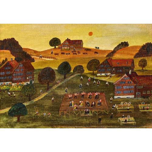 JOHANN BAPTIST WALDBURGER : 'M�segli + Tanz' (DOBIASCHOFSKY AUKTIONEN AG)