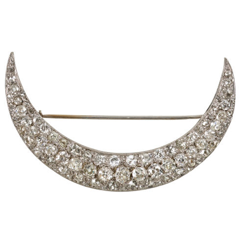 DIAMANT-BROSCHE : (DOBIASCHOFSKY AUKTIONEN AG)