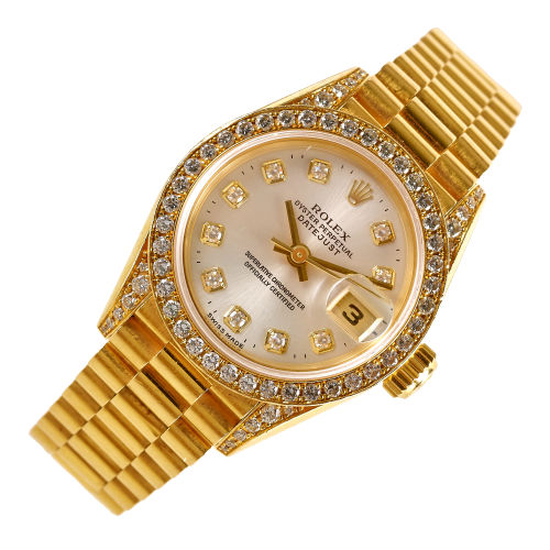 ROLEX : Damenarmbanduhr 'Oyster Perpetual Datejust' (DOBIASCHOFSKY AUKTIONEN AG)