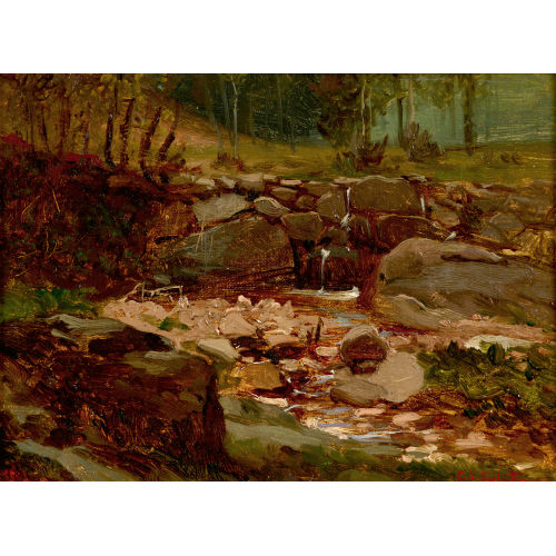 CHARLES L'EPLATTENIER : Bachlandschaft (DOBIASCHOFSKY AUKTIONEN AG)