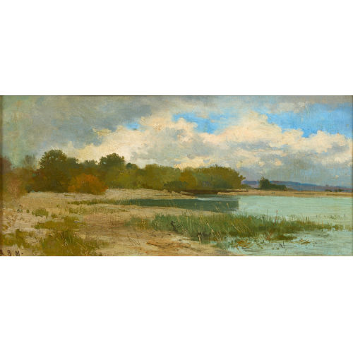 AUGUSTE BACHELIN : Seeuferlandschaft (DOBIASCHOFSKY AUKTIONEN AG)