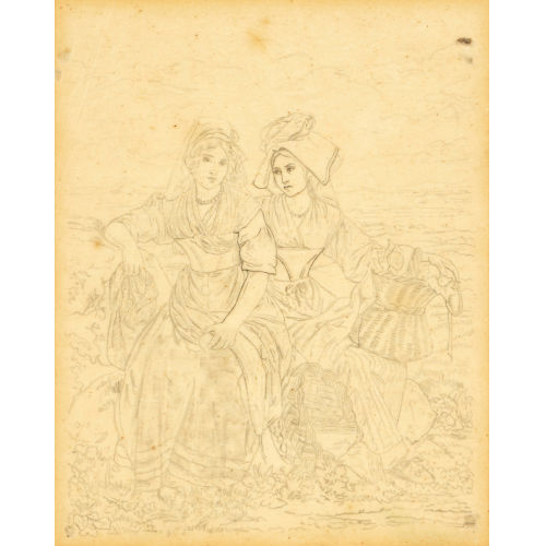 AUR�LE ROBERT : 'Jeunes filles de Frascati...' (DOBIASCHOFSKY AUKTIONEN AG)