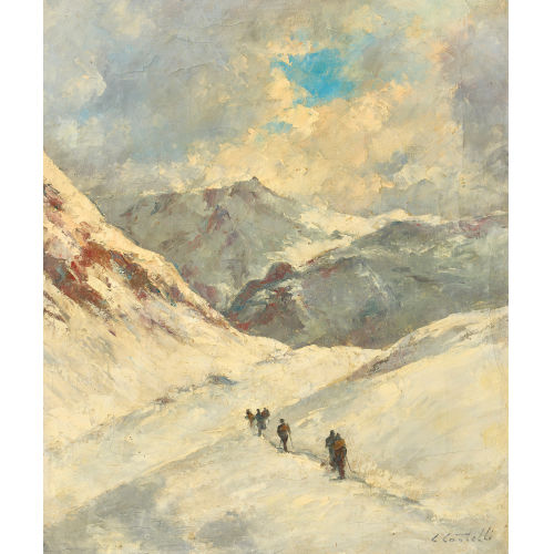 CL�MENT CASTELLI : 'Dans les Aiguilles Rouges. Massiv du Mont Blanc' (DOBIASCHOFSKY AUKTIONEN AG)