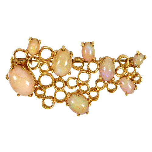 OPAL-BROSCHE : (DOBIASCHOFSKY AUKTIONEN AG)