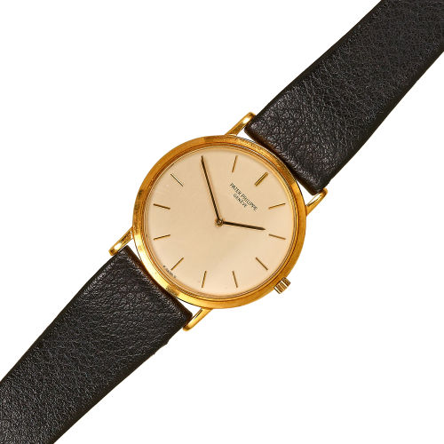 PATEK PHILIPPE : Herrenarmbanduhr 'Calatrava' (DOBIASCHOFSKY AUKTIONEN AG)