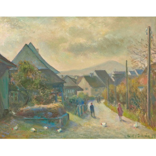 FRITZ P�MPIN : 'Herbst in Lupsingen' (DOBIASCHOFSKY AUKTIONEN AG)