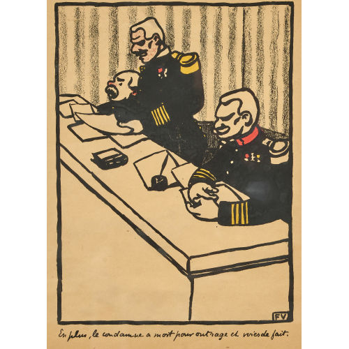 F�LIX VALLOTTON : 'Crimes et ch�timents' (DOBIASCHOFSKY AUKTIONEN AG)