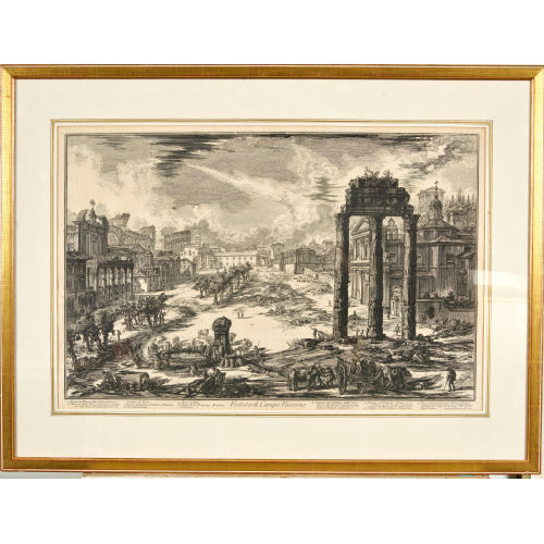 GIOVANNI BATTISTA PIRANESI : 'Veduta di Campo Vaccino' (DOBIASCHOFSKY AUKTIONEN AG)