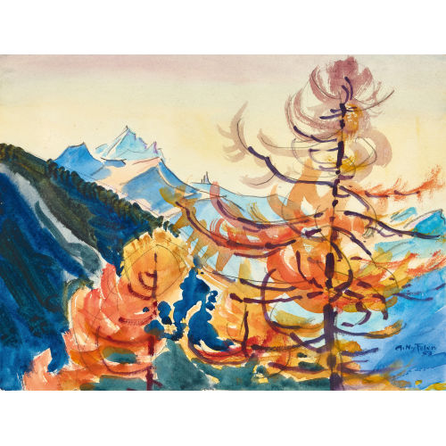ALBERT NYFELER : Herbst in den Alpen (DOBIASCHOFSKY AUKTIONEN AG)