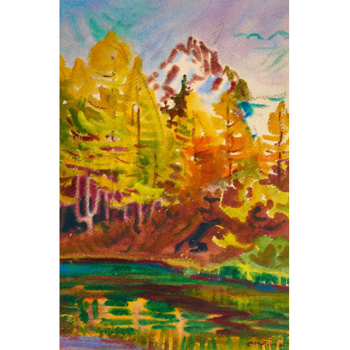 ALBERT NYFELER : Herbstliche Landschaft (DOBIASCHOFSKY AUKTIONEN AG)