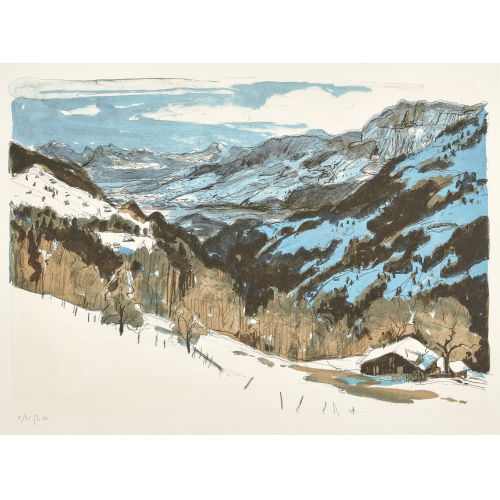 FRED BAUMANN : Weite Landschaft (DOBIASCHOFSKY AUKTIONEN AG)