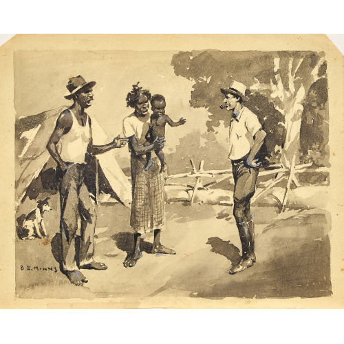 BENJAMIN EDWIN MINNS : 'What's the little nipper trying to say?' (DOBIASCHOFSKY AUKTIONEN AG)