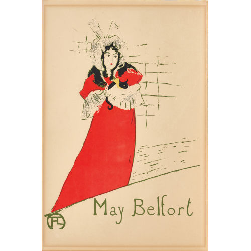 HENRI DE TOULOUSE-LAUTREC : 'May Belfort' (DOBIASCHOFSKY AUKTIONEN AG)