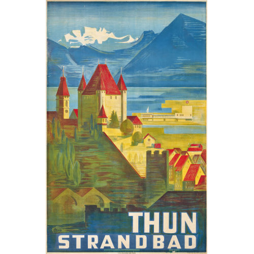 ETIENNE CLARE : 'Thun Strandbad' (DOBIASCHOFSKY AUKTIONEN AG)