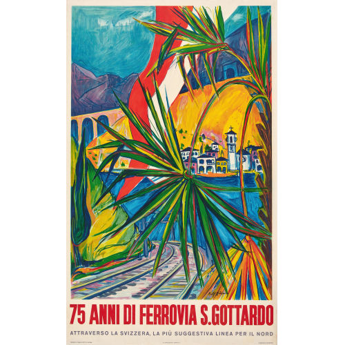ROLF D�RIG : '75 anni di Ferrovia S. Gottardo' (DOBIASCHOFSKY AUKTIONEN AG)