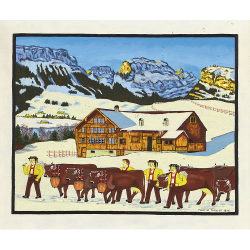 MARTHA MANSER : Alpabzug (DOBIASCHOFSKY AUKTIONEN AG)