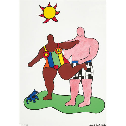 NIKI DE SAINT PHALLE : Nana und Mann (DOBIASCHOFSKY AUKTIONEN AG)
