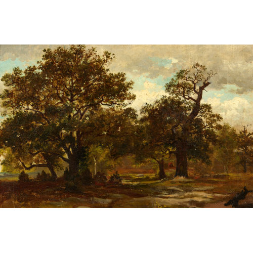 CHARLES-�DOUARD DU BOIS : Landschaft mit B�umen (DOBIASCHOFSKY AUKTIONEN AG)