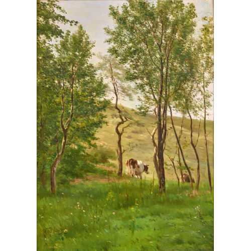 PIETER STORTENBECKER : Weidende K�he am Waldrand (DOBIASCHOFSKY AUKTIONEN AG)