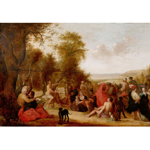 CORNELIS WILLAERTS : Die Predigt Johannes des T�ufers (DOBIASCHOFSKY AUKTIONEN AG)