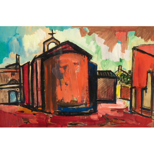CARL WALTER LINER : 'Kapelle in Saint-Jean en Provence' (DOBIASCHOFSKY AUKTIONEN AG)
