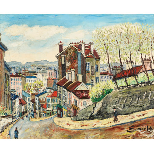 ELIS�E MACLET : Montmartre (DOBIASCHOFSKY AUKTIONEN AG)
