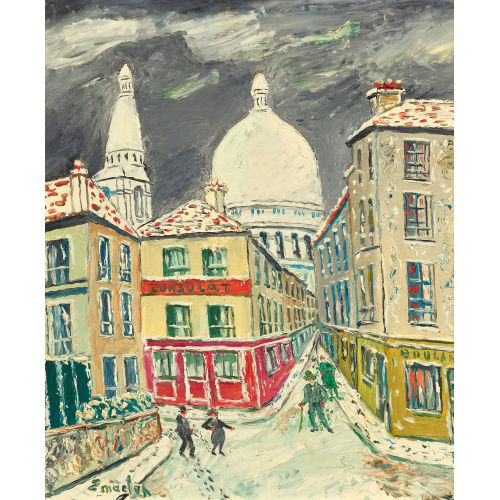 ELIS�E MACLET : 'Rue Norvins' (Paris) (DOBIASCHOFSKY AUKTIONEN AG)
