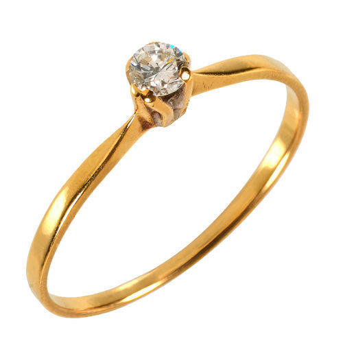 SOLITAIRE-RING : (DOBIASCHOFSKY AUKTIONEN AG)