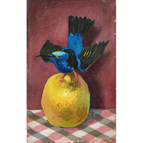 ERICH) RICCO (EIGTL. WASSMER : 'Stillleben Vogel auf Zitrone' (DOBIASCHOFSKY AUKTIONEN AG)