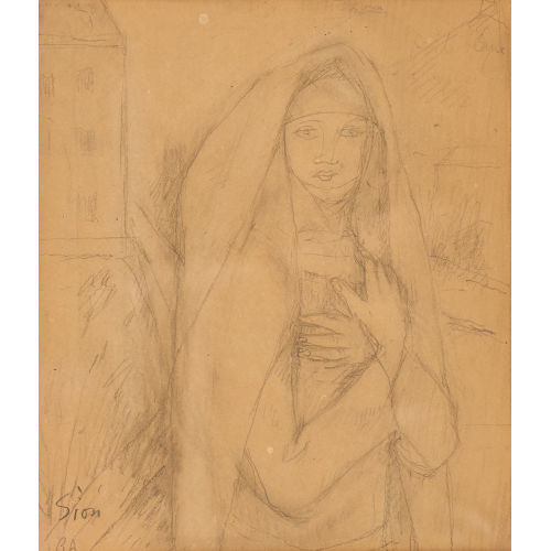 REN� AUBERJONOIS : Jeune fille (DOBIASCHOFSKY AUKTIONEN AG)